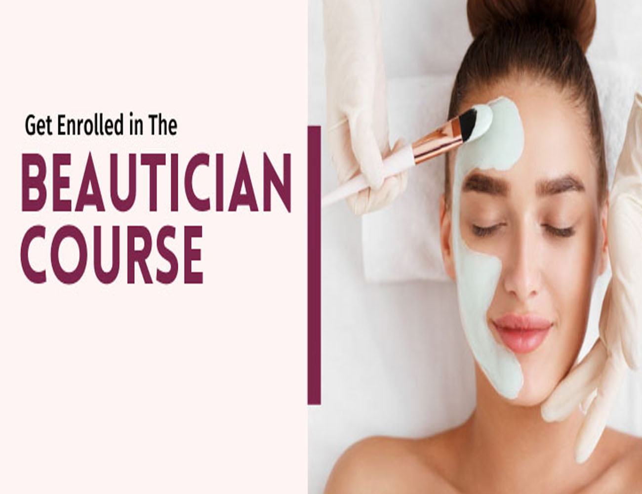 Beautician training.