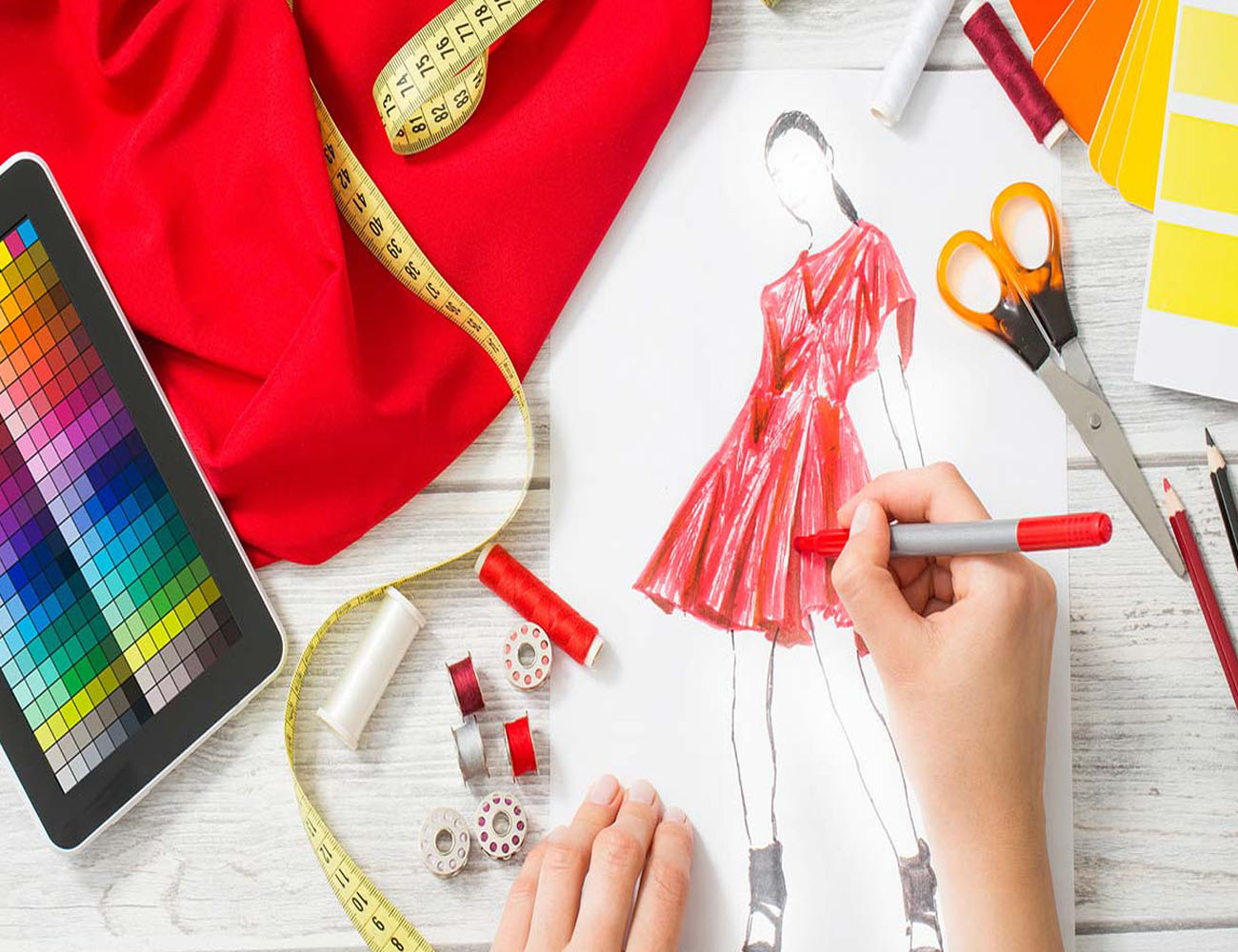 Fashion designing course.